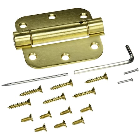 Patioplus 3.5 x 3.5 x 0.62 in. Spring Hinge Steel-US4 PA571889